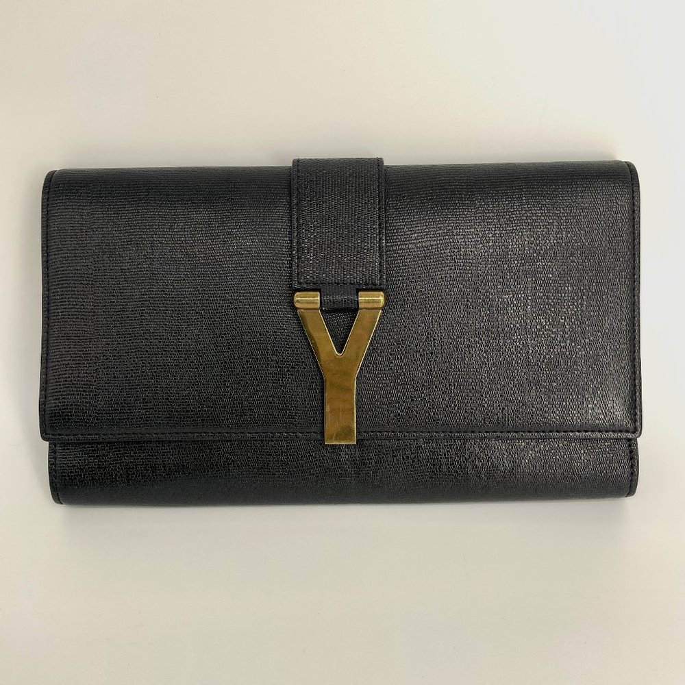 YSL Black Clutch